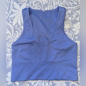 Athleta ribbed cropped tank